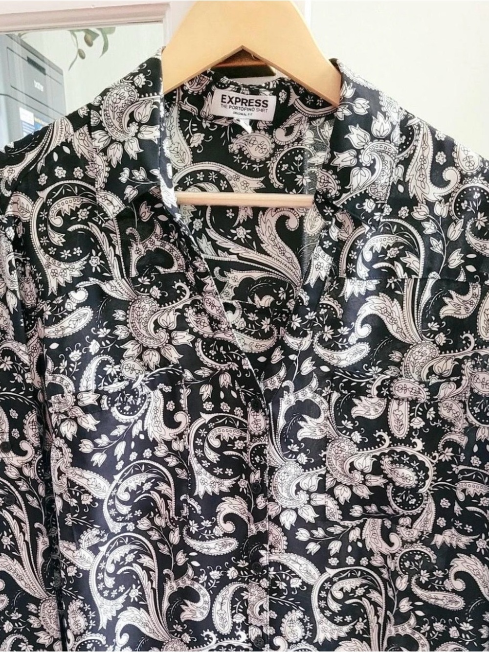 Express portofino paisley blouse